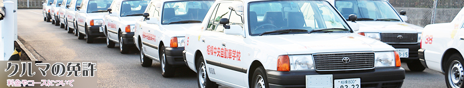 相模原の相模中央自動車学校、クルマの免許